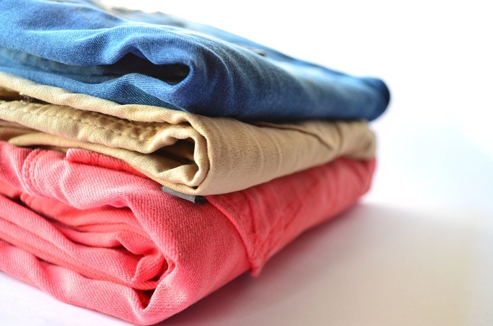 A Stack Of Clothes