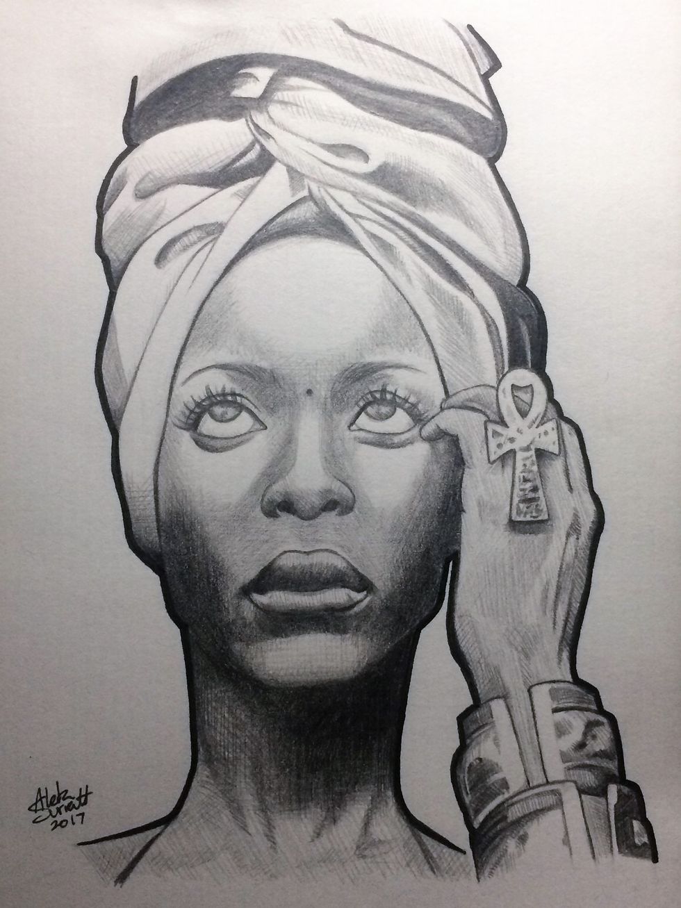 Video: Erykah Badu Speed Drawing