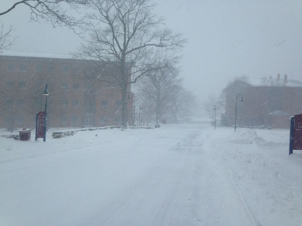 Thoughts from a Quiet Corner of Campus on this Blizzard Snow Day
