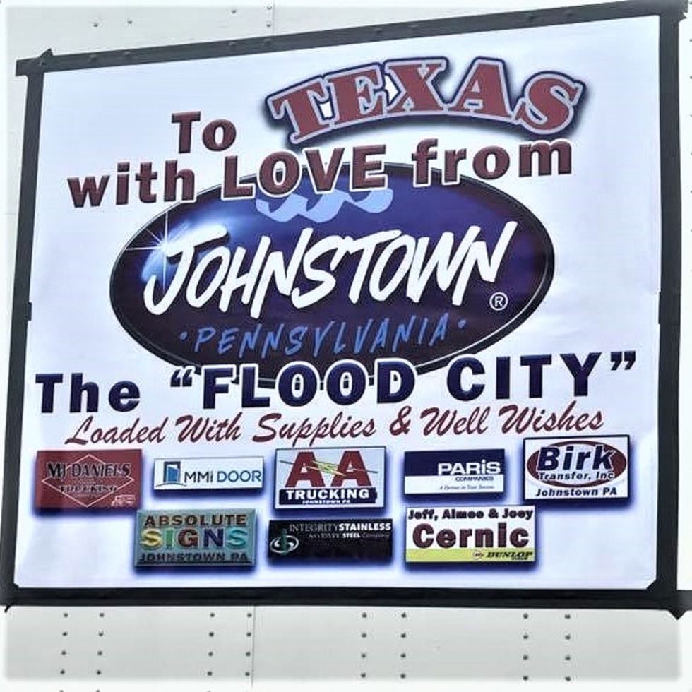 A Thank You Letter To The People Of Johnstown, In Response To Hurricane Harvey Relief