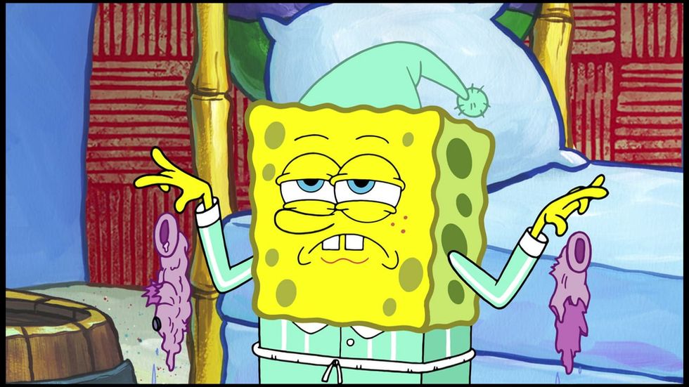 34 College Moments, As Told By 'SpongeBob SquarePants'