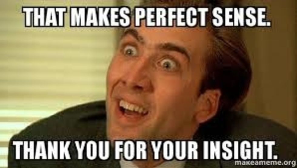 I was told I write too much like a journalist...