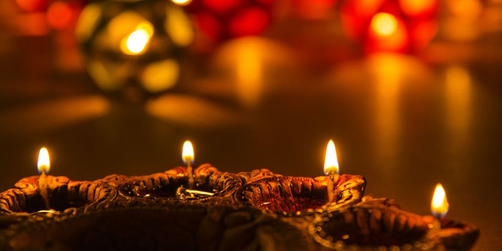 Celebreating Diwali