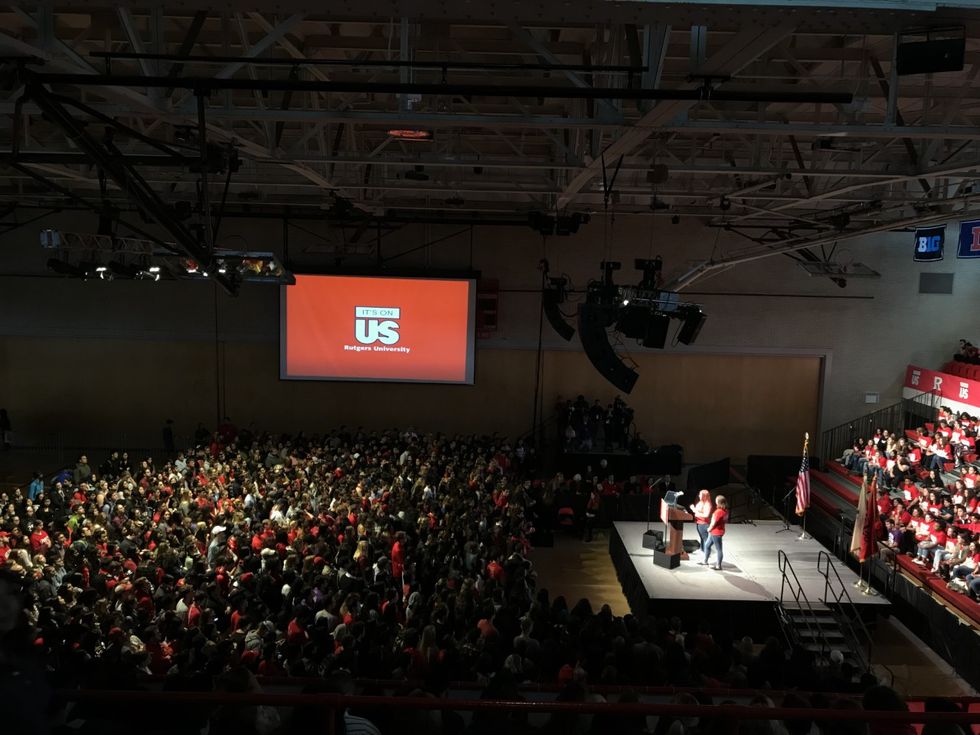 At Rutgers, Joe Biden Says Campus Sexual Assault 'Won't Be Tolerated'