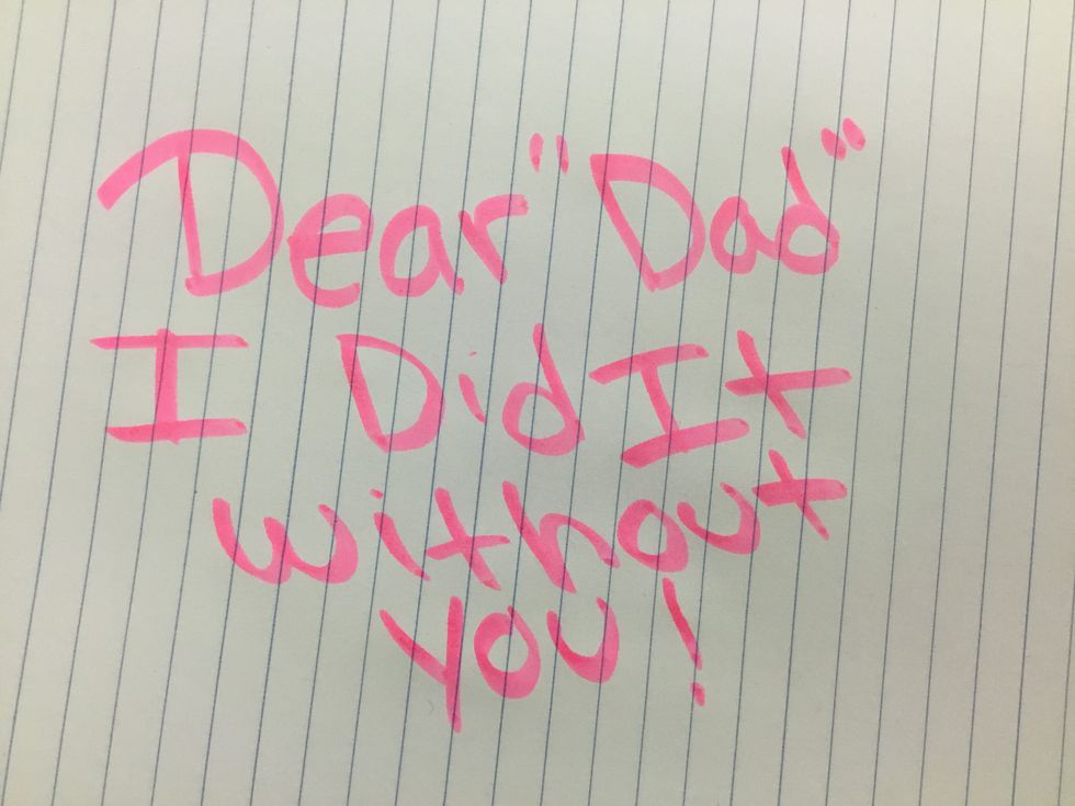 An Open Letter To The "Dad" That Never Wanted Me