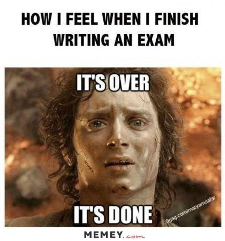 Lord Of The Rings Exams Meme
