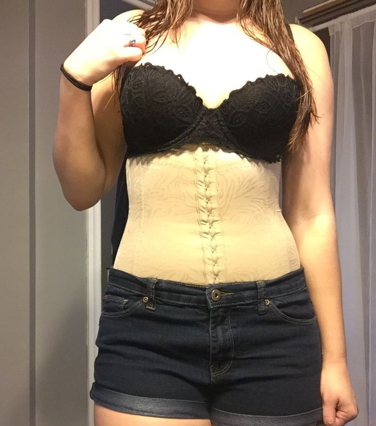 Waist Training Before and After  Corset before and after, Lace