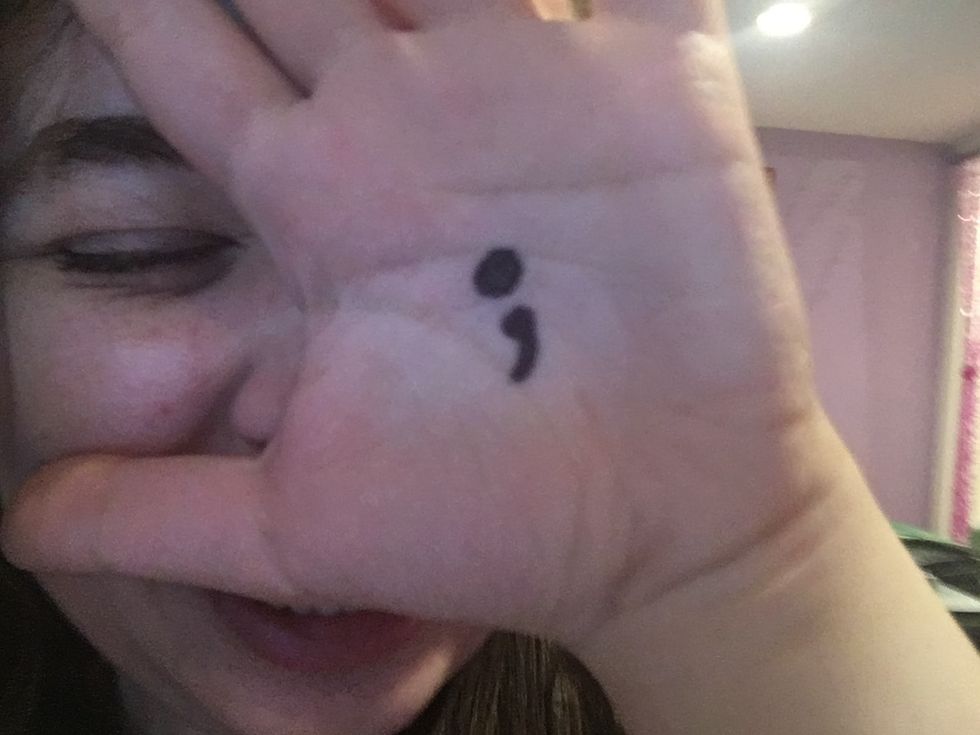 Why I Wear My Semi Colon