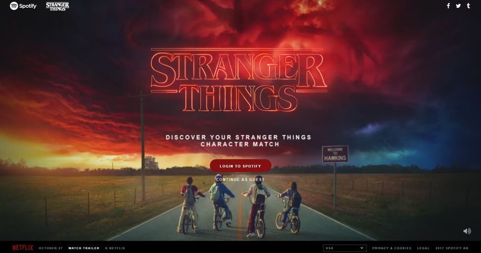 Stranger Things Takes Over Spotify and the World