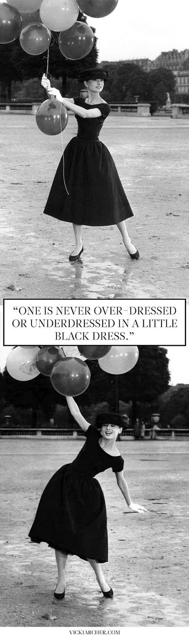 audrey hepburn little black dress quote Audrey Hepburn Quotes That Are Eternally Relevant