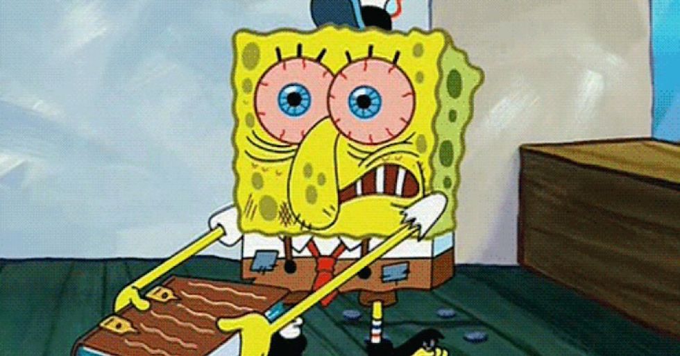 Finals Week as Told by Spongebob Gifs