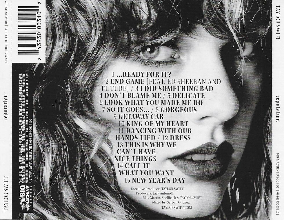 Reputation lyrics Taylor Swift in 2023