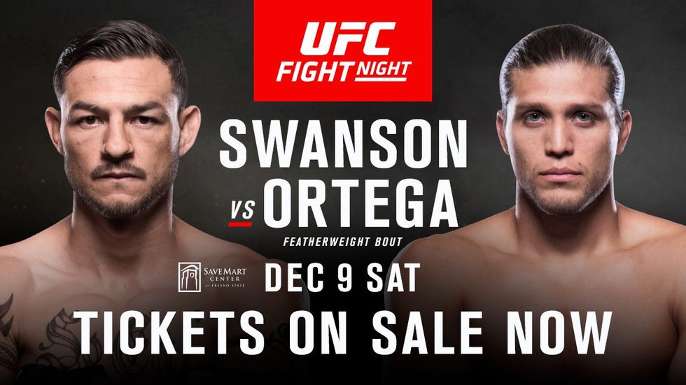 UFC Fight Night 123: Cub Swanson Vs Brian Ortega