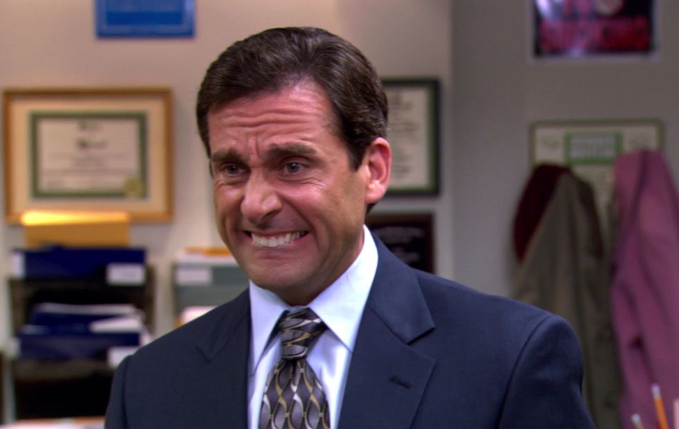 The Experience Of Studying For Finals, As Told By Michael Scott's Facial Expressions