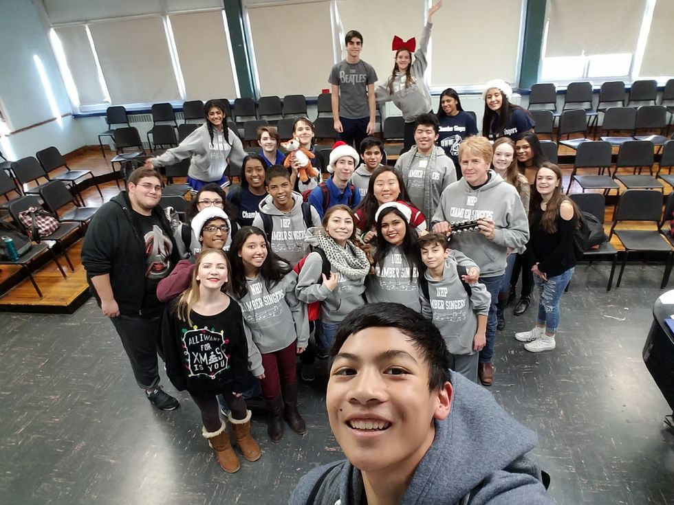 Caroling Through High School Halls