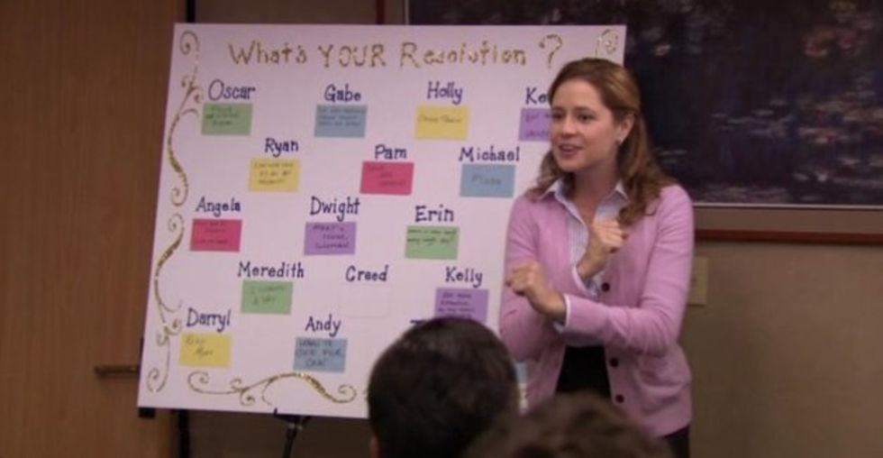 How Every Young Woman's New Year's Resolution Will Go, As Predicted By 'The Office'