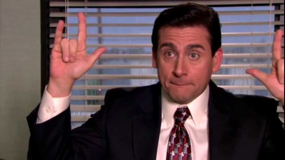 Proof That Michael Scott Is Actually A College Student