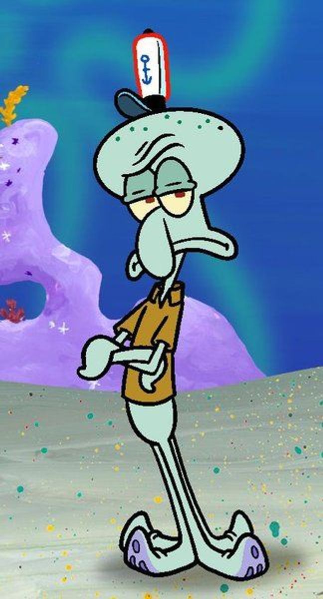 It's 2018: Time To Be Less Like Squidward And More Like Spongebob