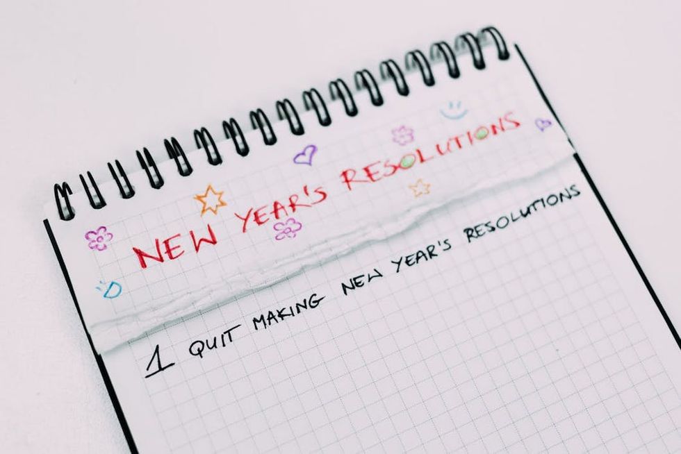 Take Your New Year’s Resolutions List, Rip It Up, Throw It In The Trash