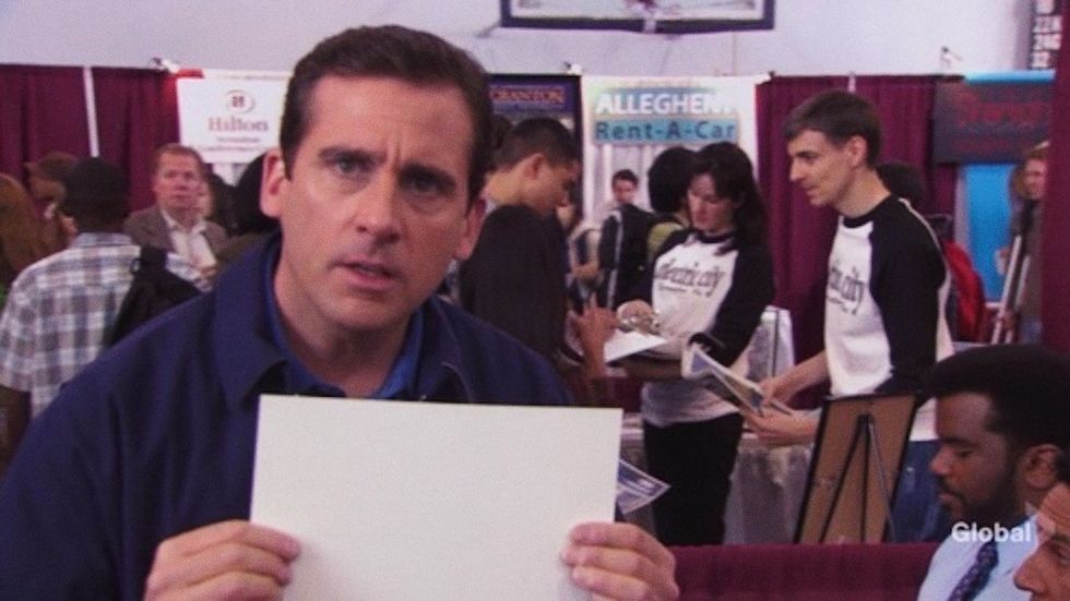 How Second-Semester Seniors Do Sylly Week, Visualized By Michael Scott