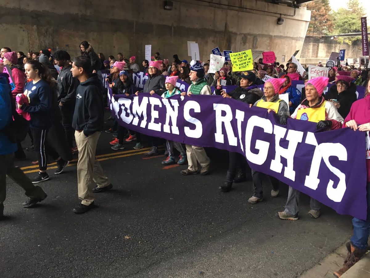 WATCH: What It Was Like To Be In The Million Women's March On Washington