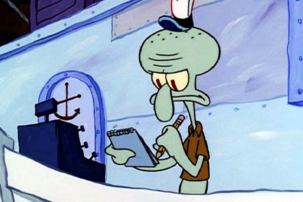 25 Times Squidward Tentacles Embodied The Ups And Downs Of Spring Semester