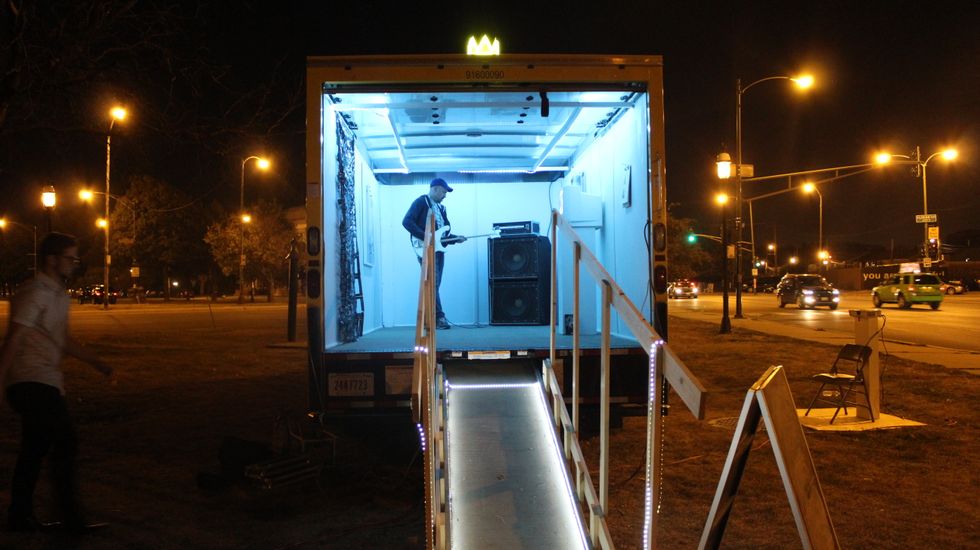 'Unpacked Mobile Gallery' Comes To Northern Illinois University's Convocation