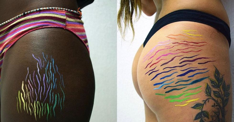 an ode to my stretch marks.