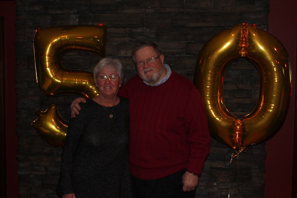 To My Nan And Pop On Their 50th Anniversary