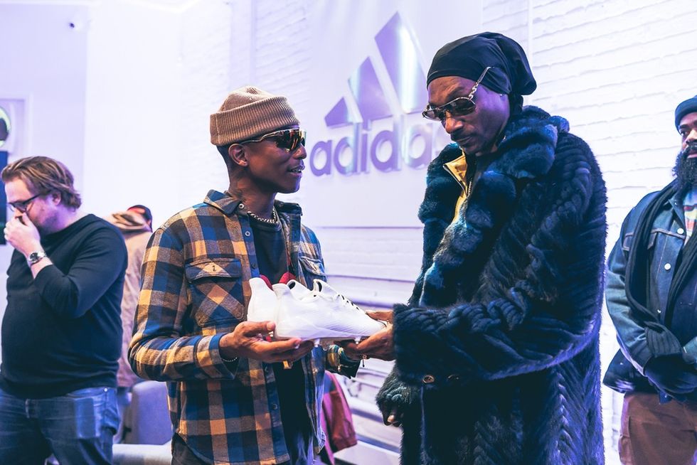 How Pharell's New Cleats Are Honoring NFL Players