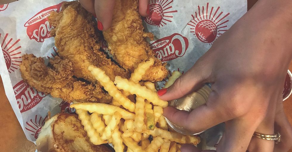 I'm SO Sorry My Order Of Chicken Tenders And Fries Bothers You So Much