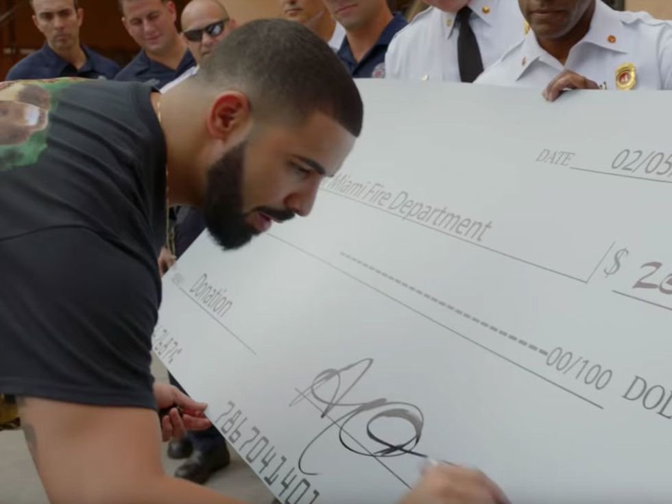 Drake's Message in "God's Plan"
