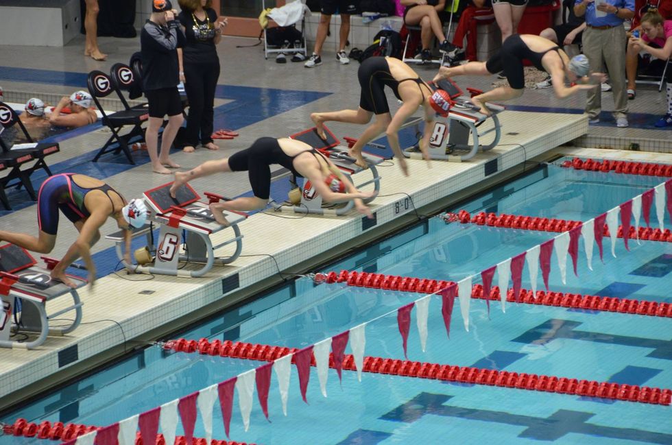 Swimming Taught Me To Persevere Though More Than Just 18X200s On Pace Back