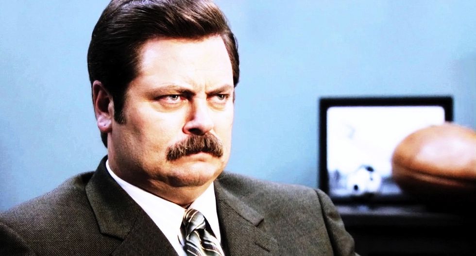13 Stages Of A Weekend At College As Told By Ron Swanson