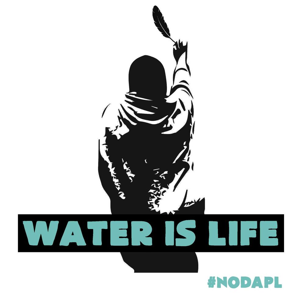 Water Is Life. Not The Dakota Access Pipeline.