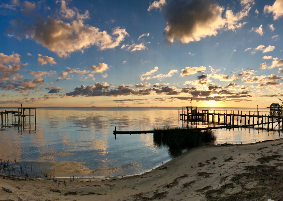 Sunset Skies And Salty Skin