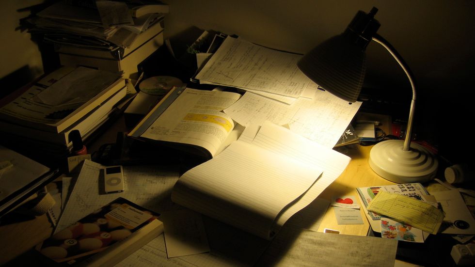 A Day In The Life Of An Extremely Unorganized Art Major, AKA You