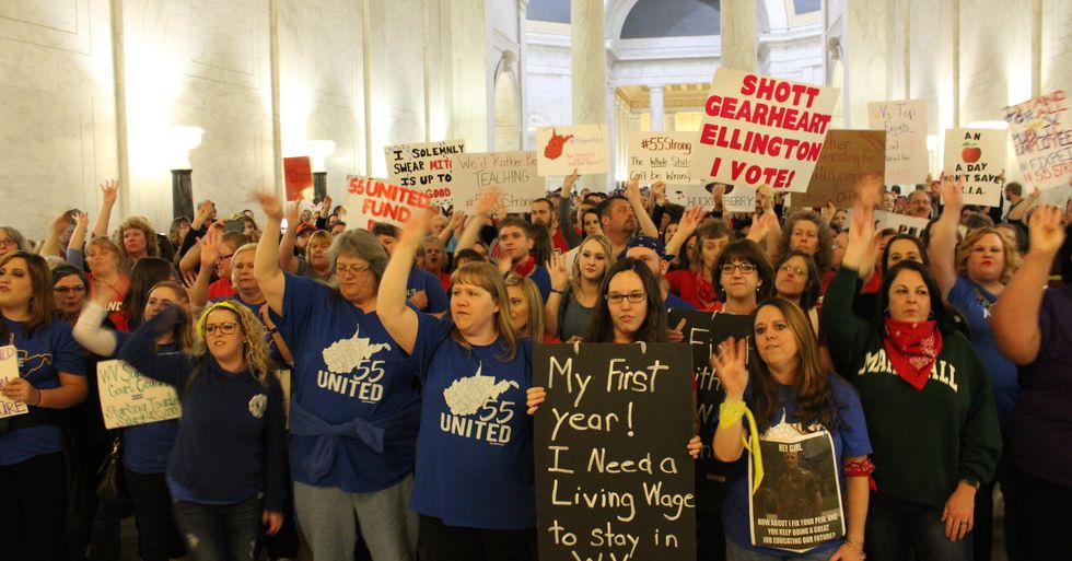 The West Virginian Teachers' Strike Demonstrates How Badly We Treat Teachers In America