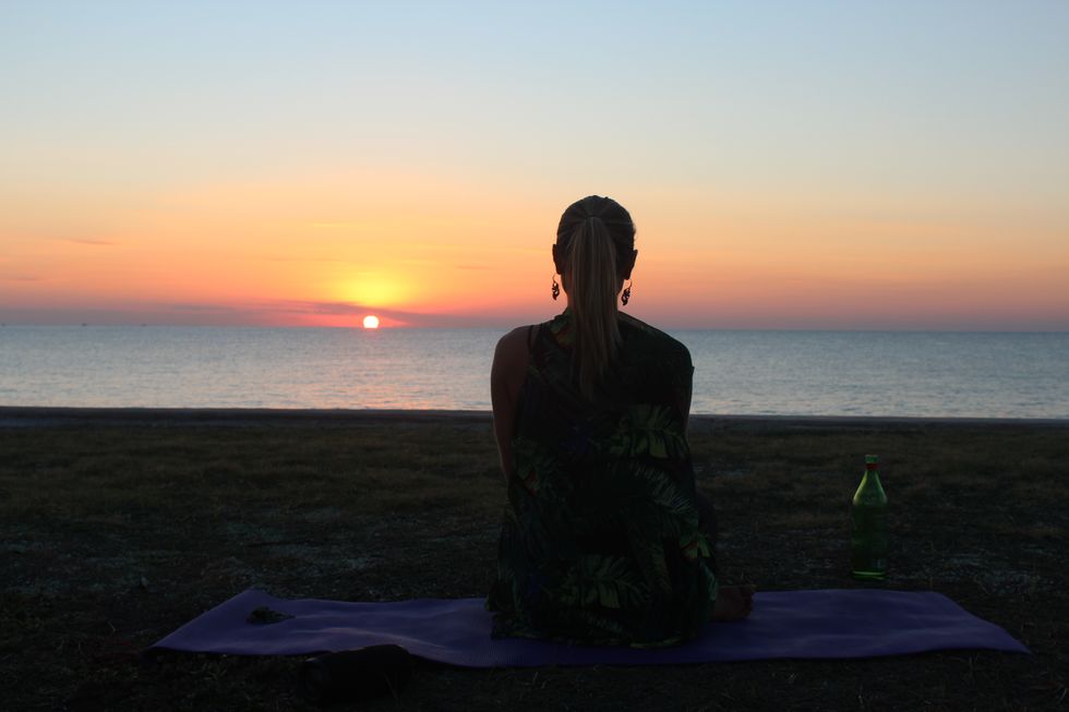 Yoga in the Bahamas