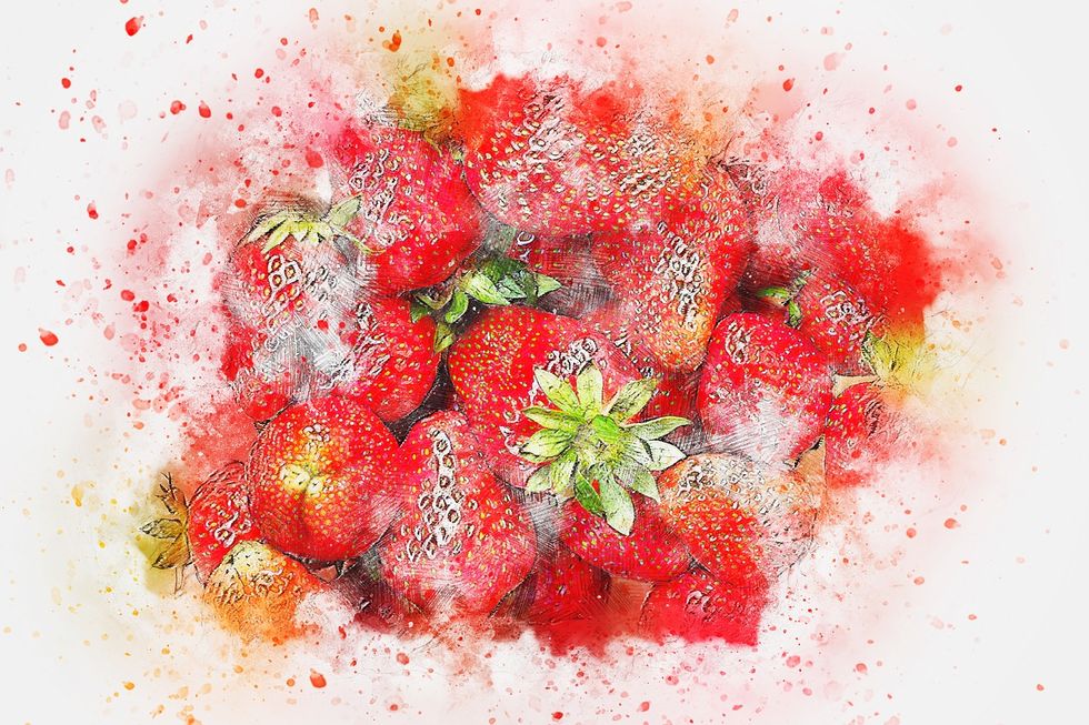 Viewing Is Easy With Eyes Closed, Strawberries ALL You See