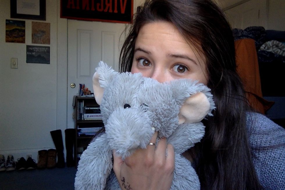 I'm 21 Years Old And I Still Love My Elephant Stuffed Animal