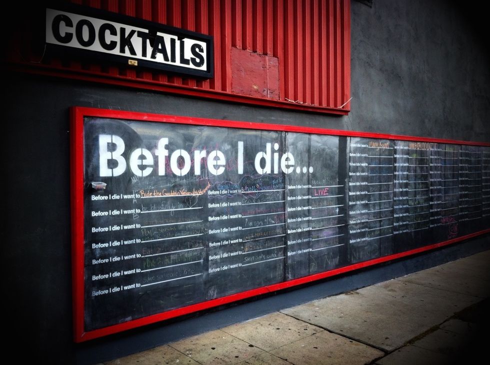 15 Things I Want To Do Before I Die