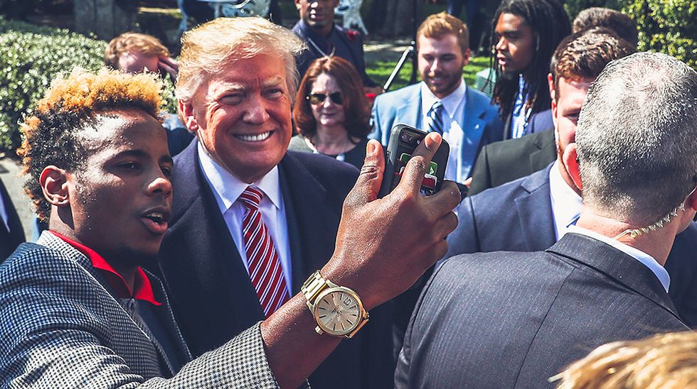 Alabama Football Makes Visit To White House