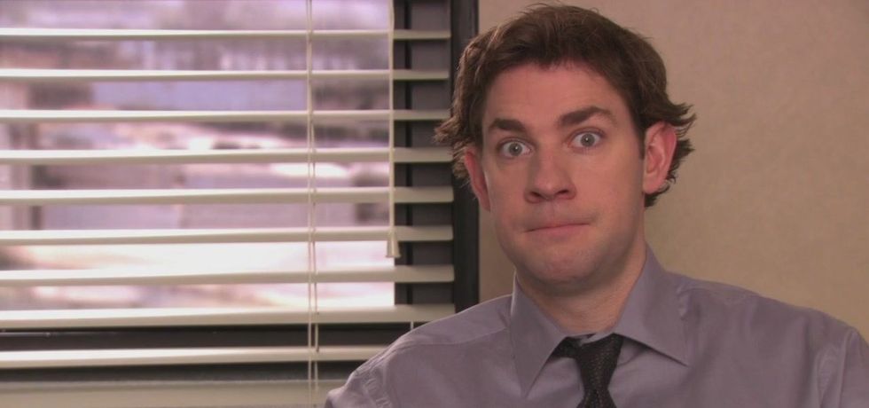 The Last Month Of Your Second Semester In College, As Told by Jim Halpert