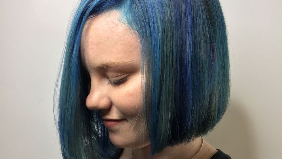 Yes, I Dyed My Hair Blue, And I Don't Care If That Makes You See Red