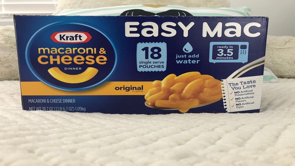 To Easy Mac, Thank You For Never Letting Me Starve And Always Being There For Me