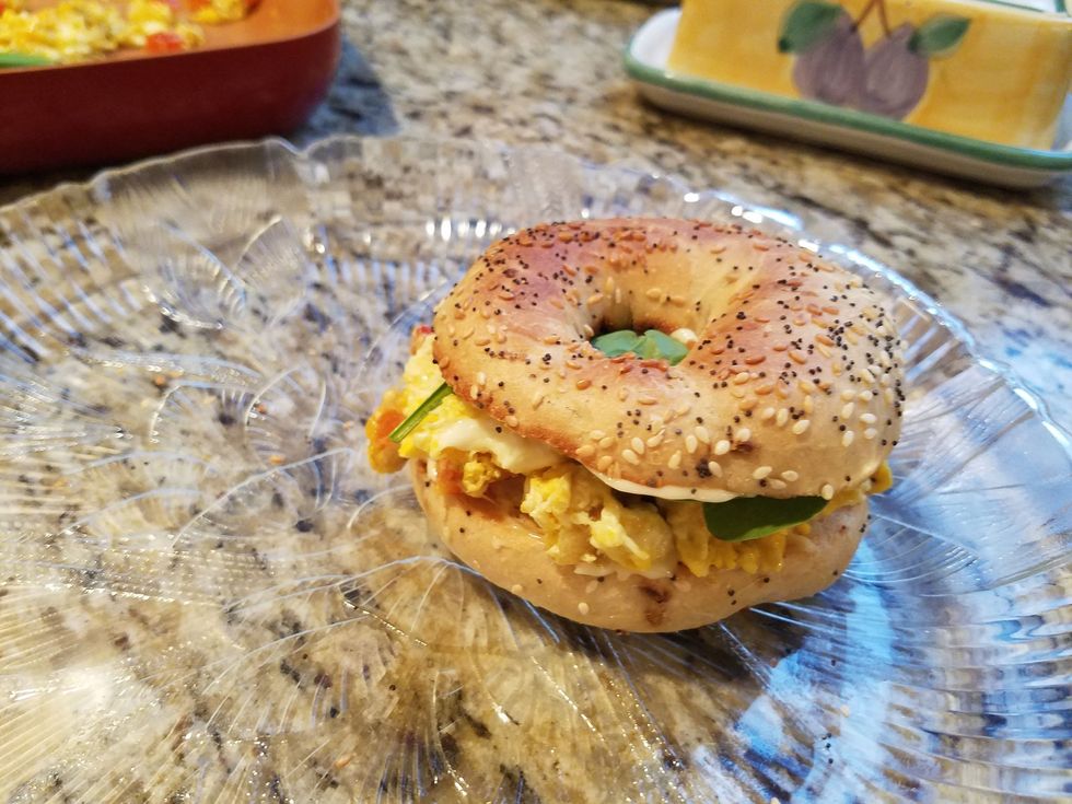 The 10 Minute Post-Semester Breakfast Sandwich