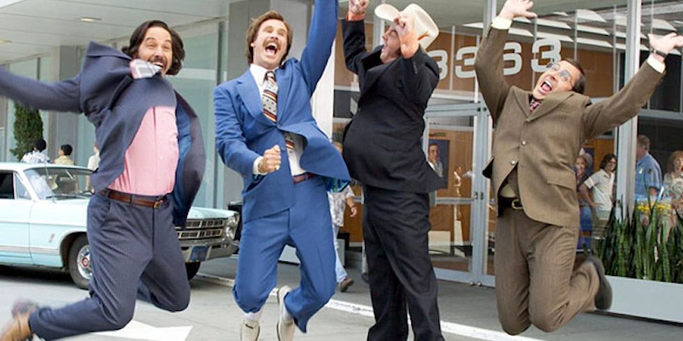 The Stages of Grief of Becoming a College Senior, as Told by Anchorman