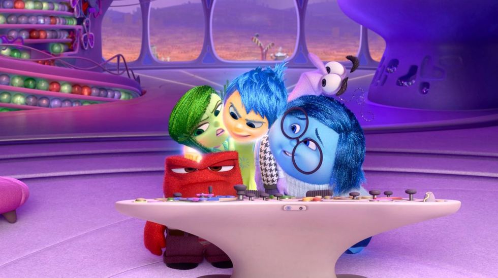 All 4 Seasons, As Family Members And Characters From 'Inside Out'
