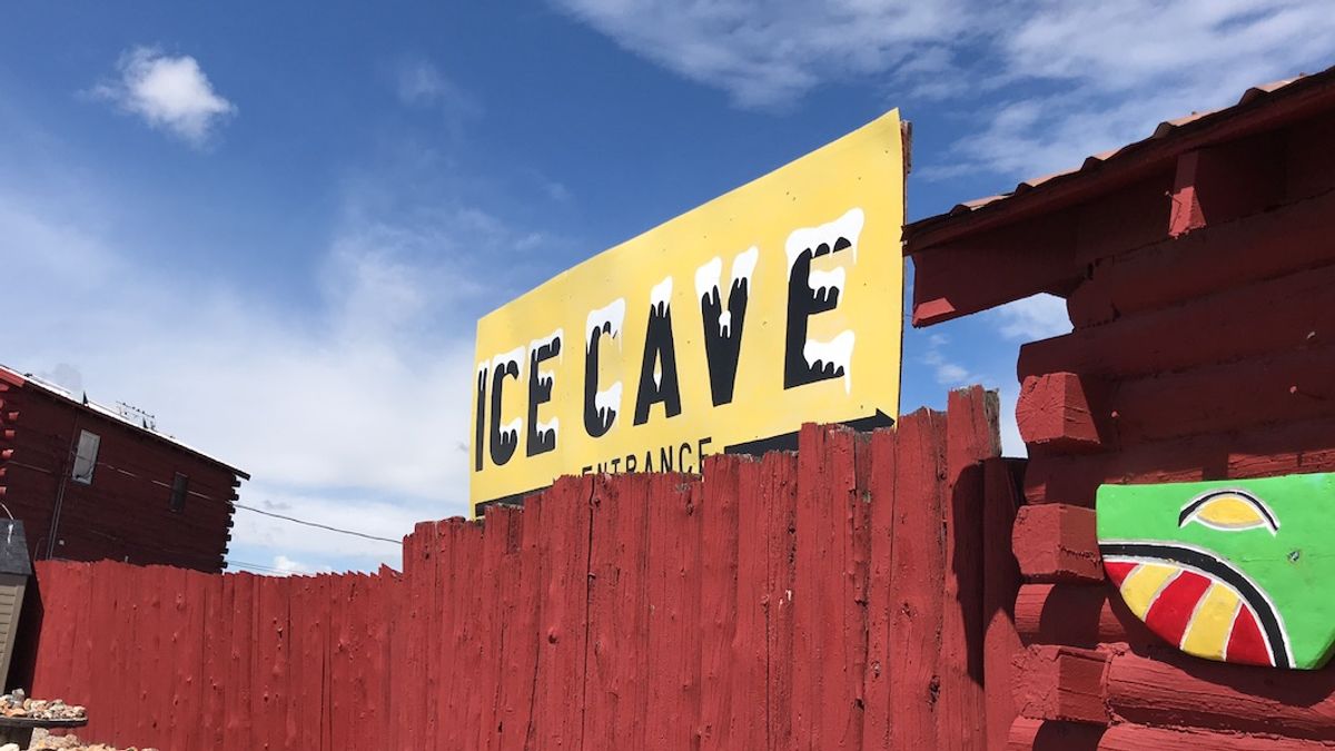 Exploring The Shoshone Ice Cave In Southern Idaho